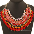 latest products in market handmade beaded statement necklace